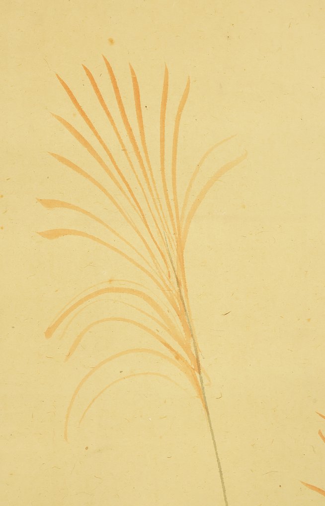 Praying Mantis Among Autumn Grasses with Original Box (Tomobako) - Tamaya Shunki 玉舎春輝 (1880-1948) - Ιαπωνία (χωρίς τιμή ασφαλείας) #4.3