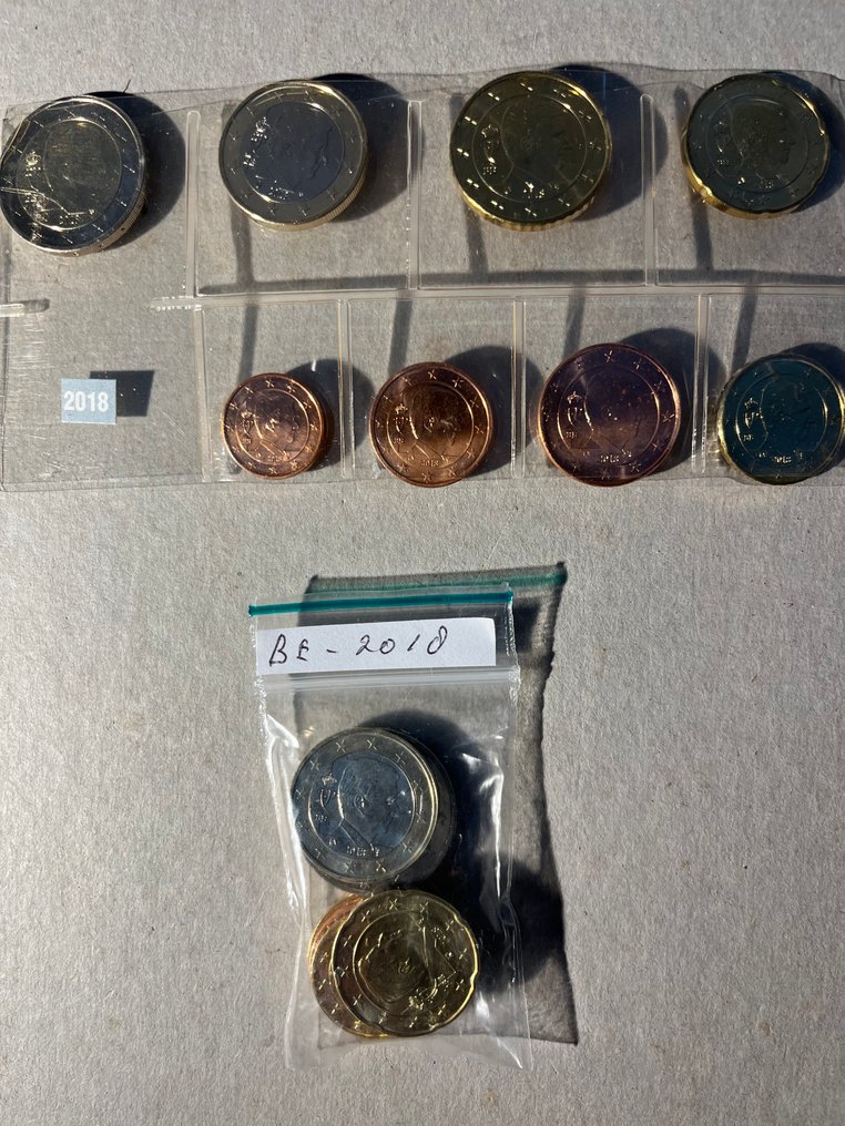 België. Series 1 Cent - 2 Euro 2004/2018 (5 series)  (Zonder minimumprijs) #3.2