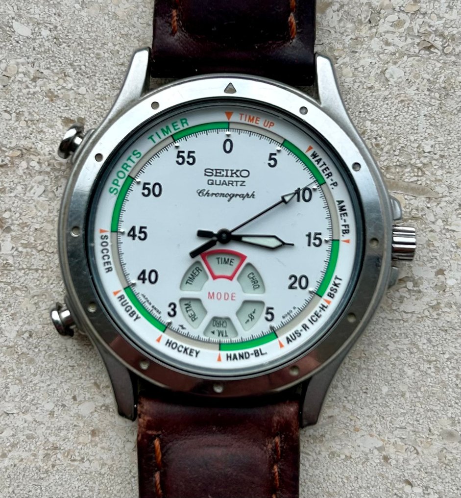 Seiko - “Dancing Hands” Chronograph - Ingen reservasjonspris - 8M32-8030 - Herre - 1990-1999 #1.0