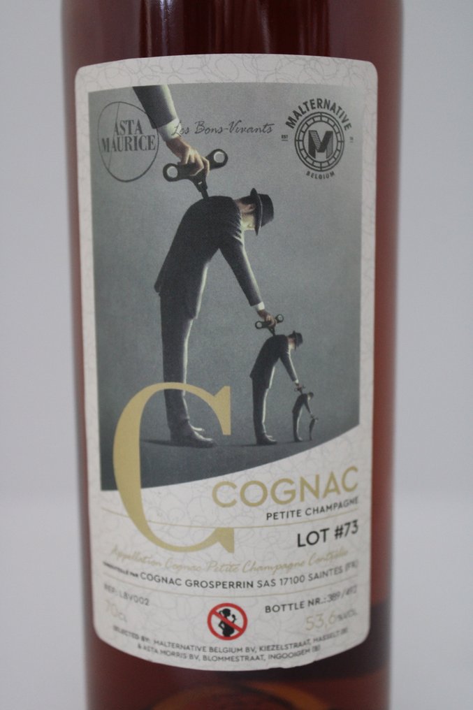 Grosperrin 1973 Malternative - Lot #73 Les Bon Vivants - With Asta Morris  - 70cl #1.0