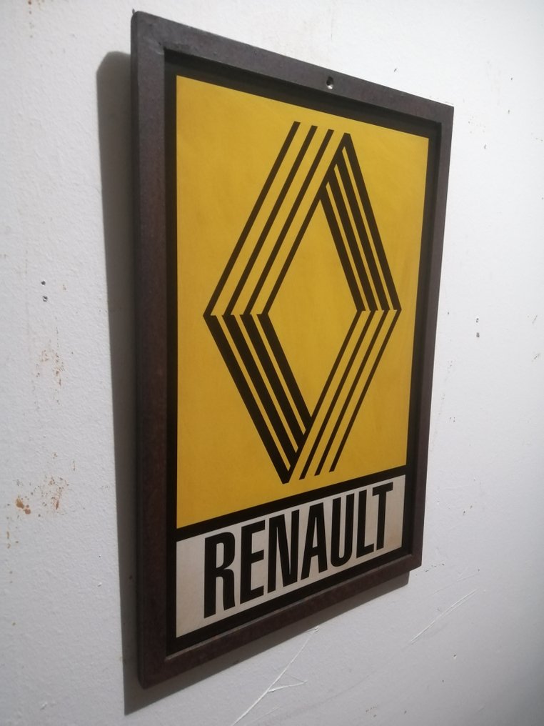 Renault - Διαφημιστική πινακίδα Renault vintage. - Renault - Διαφημιστική πινακίδα - 1978 - Μέταλλο #2.1
