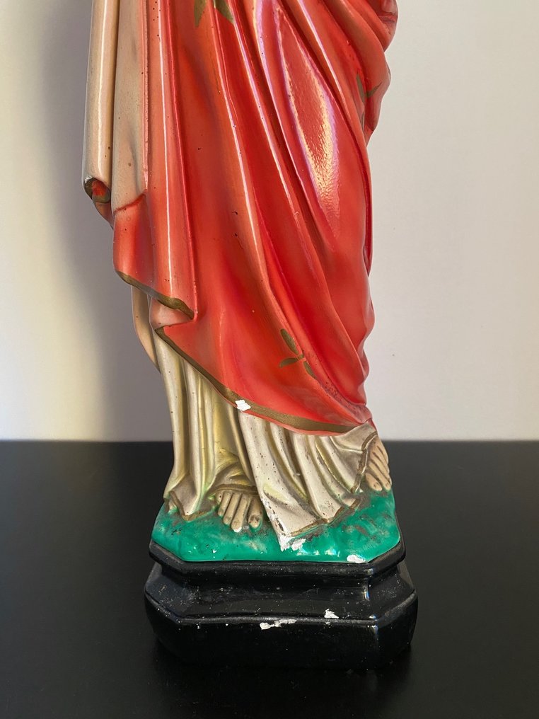 Γλυπτό, Heiliges Herz Jesu - 53 cm - Γύψος #2.1