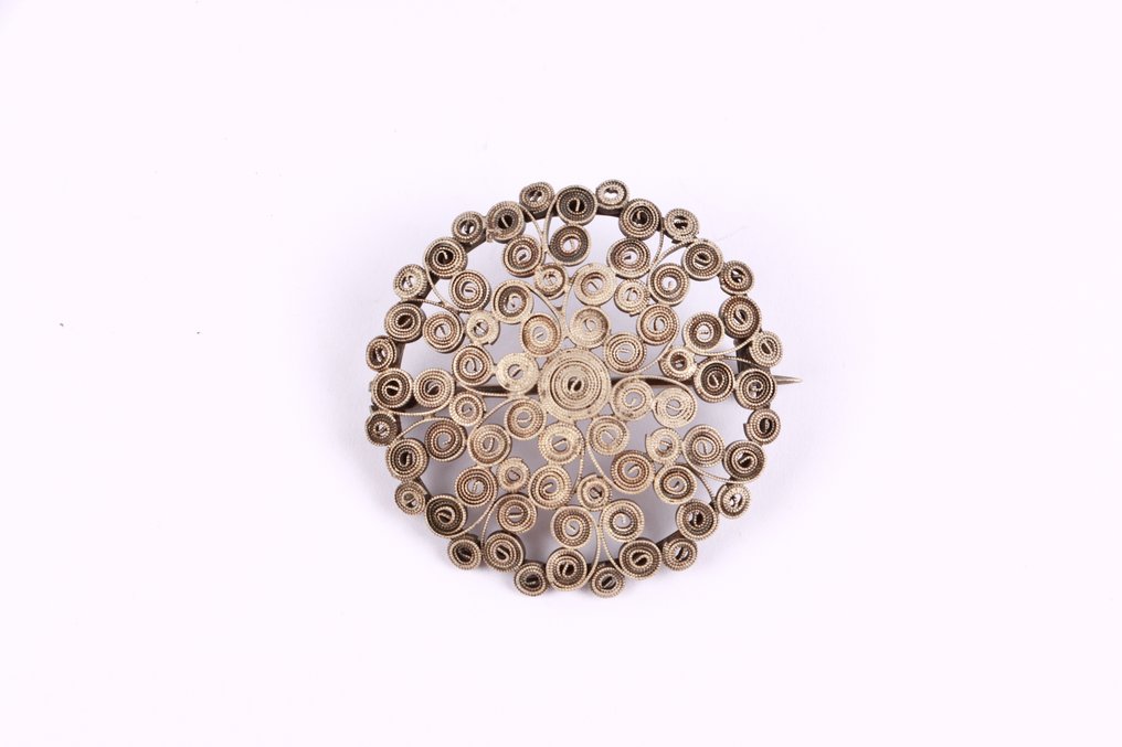 Senza prezzo di riserva - Spilla Argento - filigrana antica #3.2