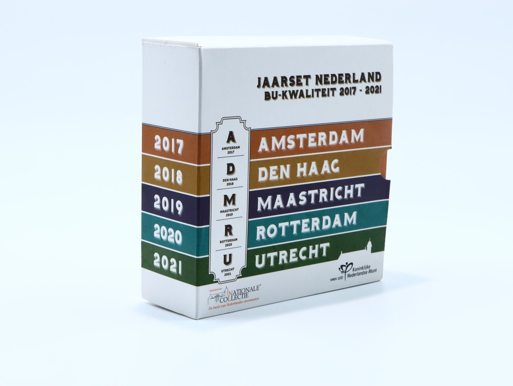 Niederlande. Year Set (BU) 2017/2021 (5 sets) (Ohne mindestpreis) #1.0