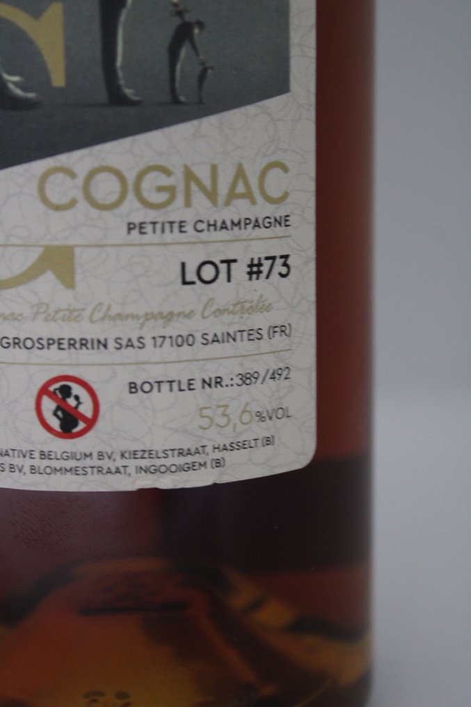 Grosperrin 1973 Malternative - Lot #73 Les Bon Vivants - With Asta Morris  - 70cl #3.2