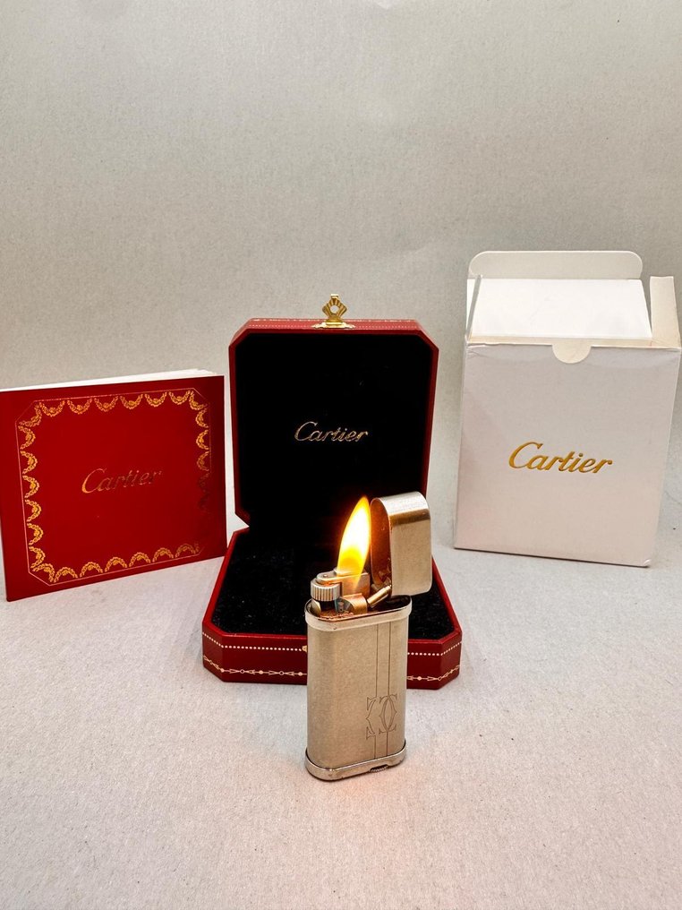 Cartier - pasha lighter - 打火机 - 镀铂金 #1.0