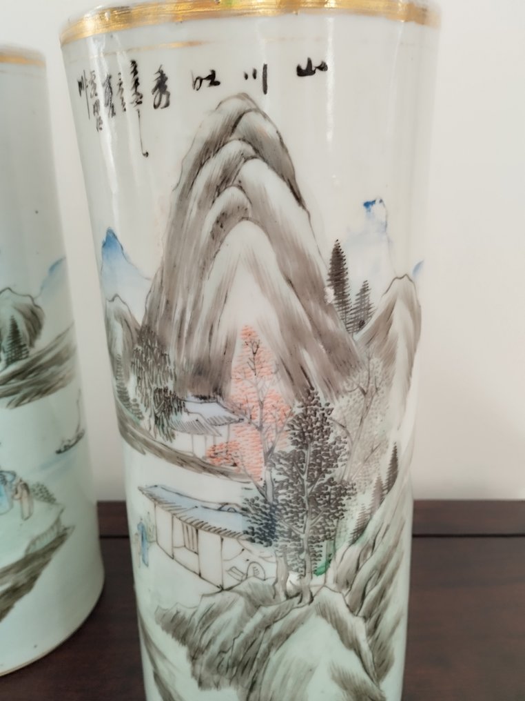 两个门帽子 - 瓷器 - 中國 - 共和時期（1912-1949） #2.1