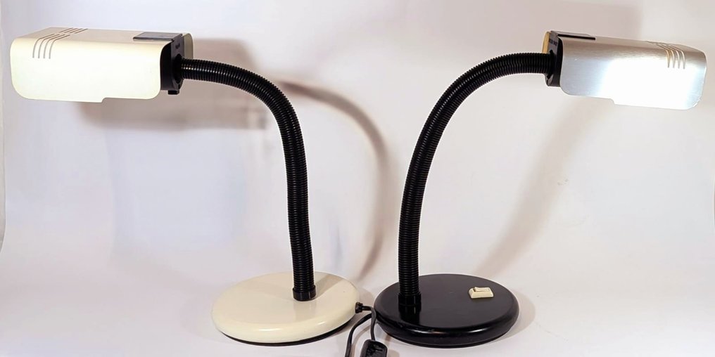 Targetti Sankey - Sankey - 檯燈 (2) - 金屬, 塑料, 鋁 - Targhetti-Sankey 70年代 #1.0