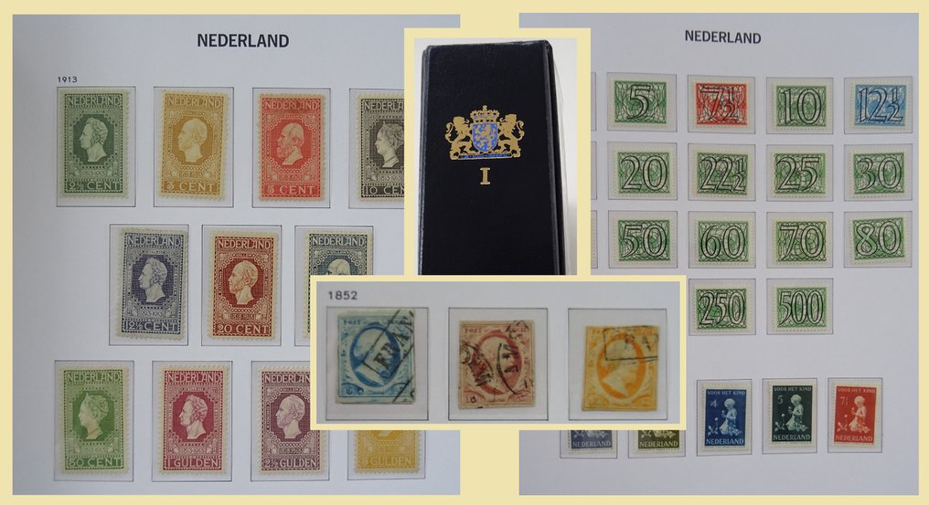 Pays-Bas 1852/1944 - Collection presque complète dans l'album DAVO n° I. #1.0