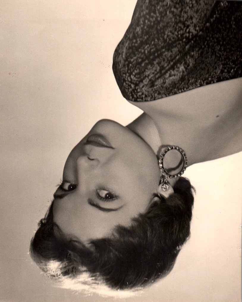 Sam Levin (1904-1992) - French Actress Francoise Arnoul Stunning Portrait by Sam Levin #2.1