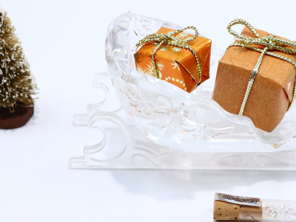 Figure - Swarovski - Slee van de Kerstman (Boxed + certificate) - Crystal #3.2