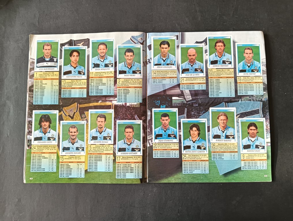 Panini Calciatori 1998-99 - 1 Álbum completo - Excelente (EX) #4.3