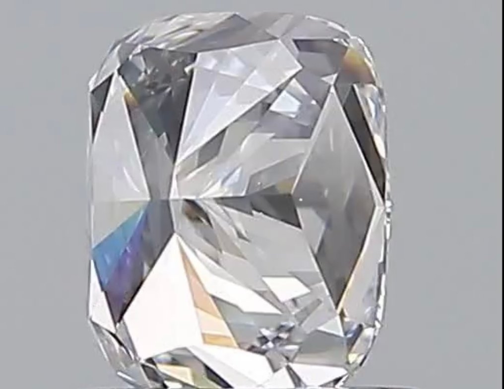 Zonder minimumprijs - 1 pcs Diamant  (Natuurlijk)  - 1.00 ct - Cushion - D (kleurloos) - VS1 - Gemological Institute of America (GIA) #3.2