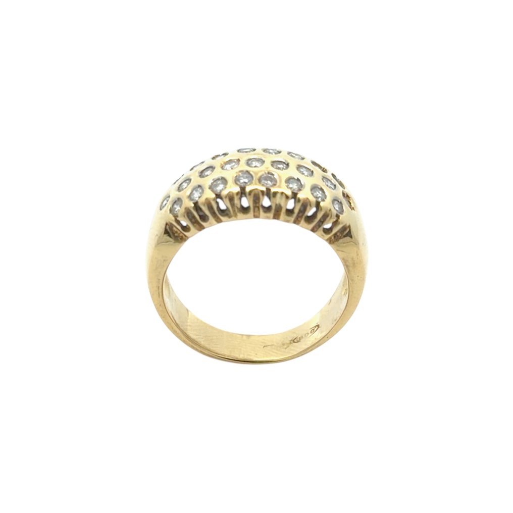 戒指 - 19.2克拉 黄金 -  0.50ct. tw. 钻石 (天然)  #3.2