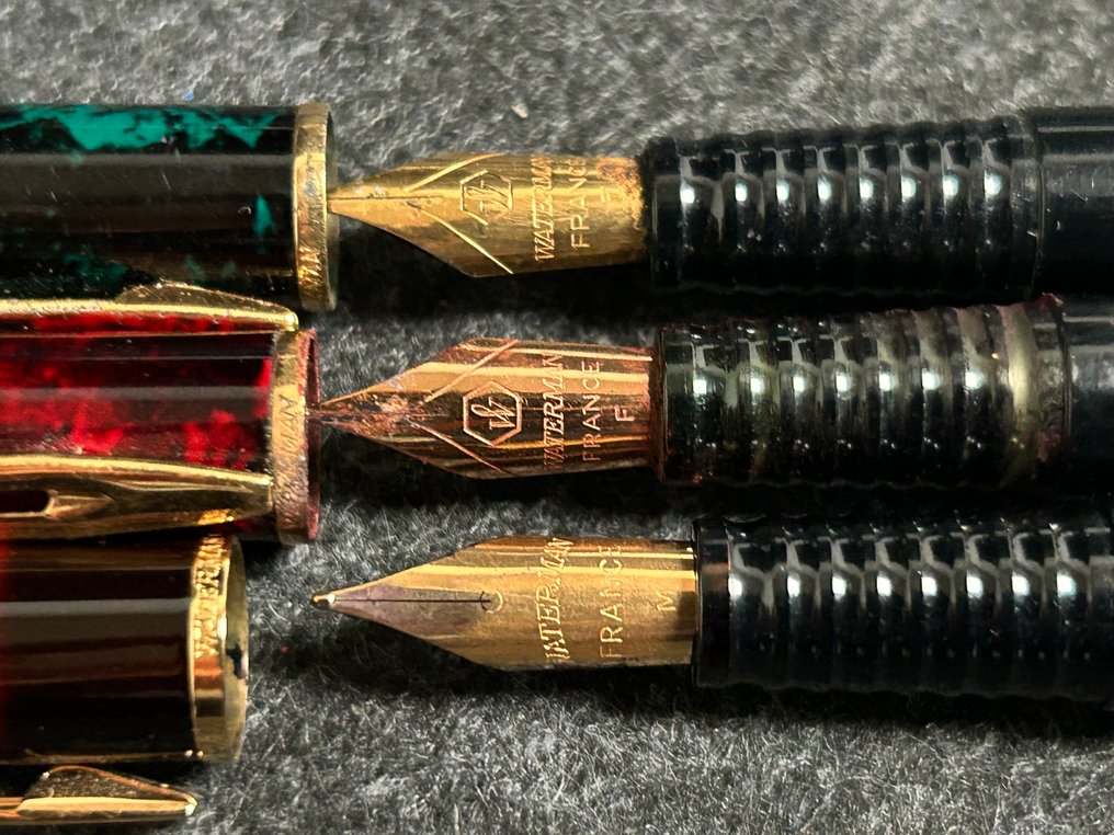 Waterman - Laureat - lot of 3 - Zonder minimumprijs - Vulpen #1.0