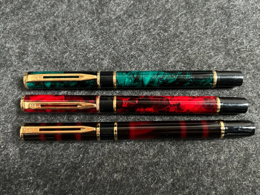 Waterman - Laureat - lot of 3 - Zonder minimumprijs - Vulpen #4.3