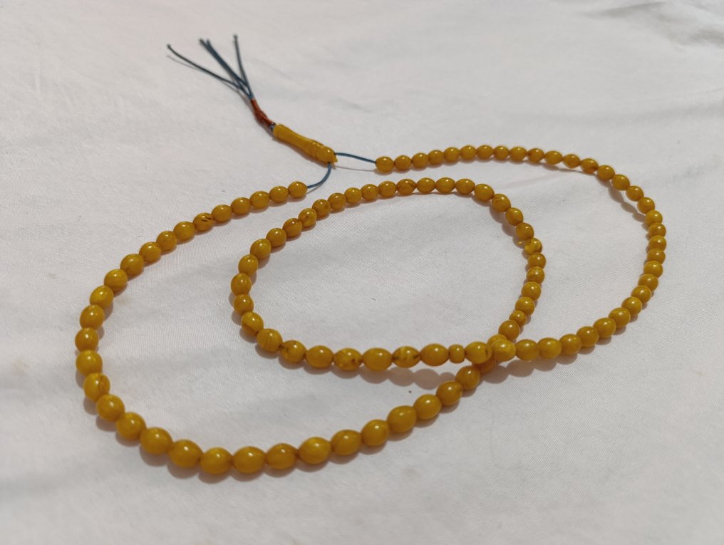  Ροζάριο - Κεχριμπάρι - 1970-1980 - Σπάνια Κομποσκοίνια Προσευχής  #3.2