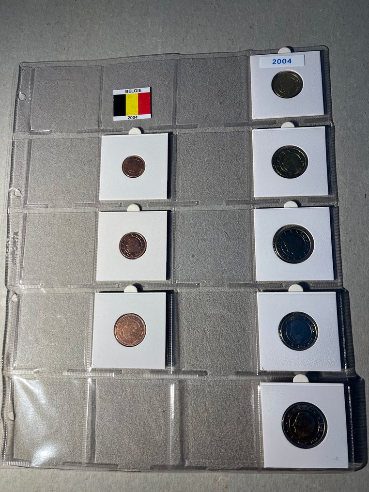 Belgium. Series 1 Cent - 2 Euro 2000/2018 (6 series)  (No reserve price) #4.3