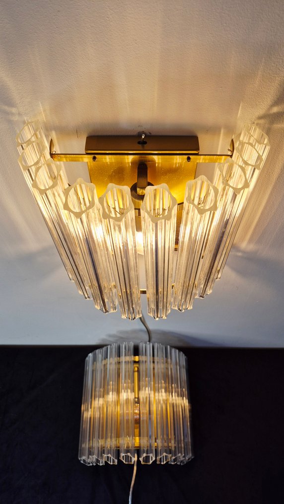 Aplique (2) - Cristal de Murano - Lámparas de pared estilo Trilobi #1.0