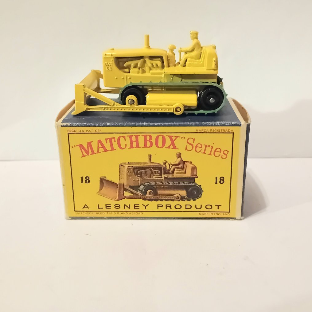 Matchbox 1:76 - Model earthworks machinery - Caterpillar Bulldozer (18) #1.0