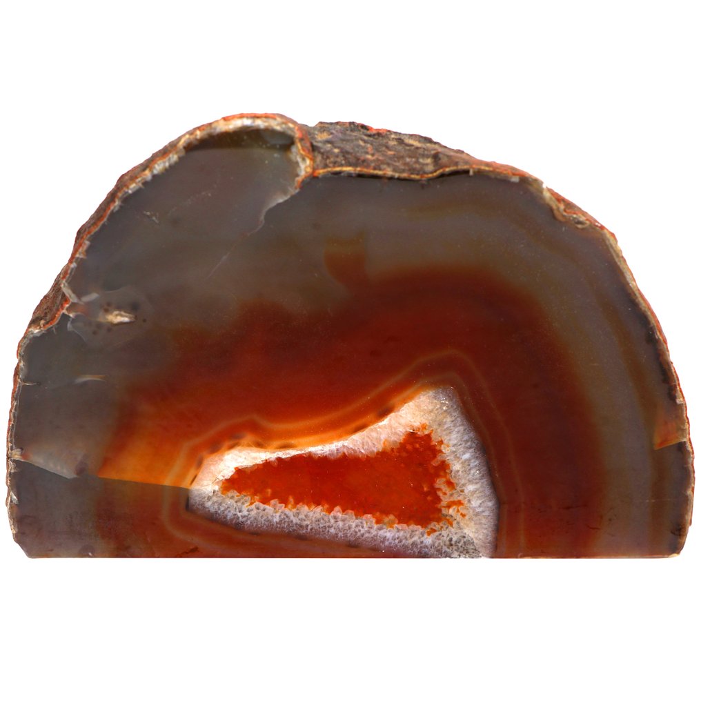 Rare ! - Agate de cornaline 100 % naturelle - Géode- 1.5 kg #1.0