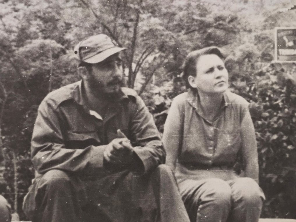 Alberto Korda (1928–2001) - Unseen Private Fidel Castro + Haydee Santamaria + Celia Sanchez Cuban Commander, 1959 #1.0