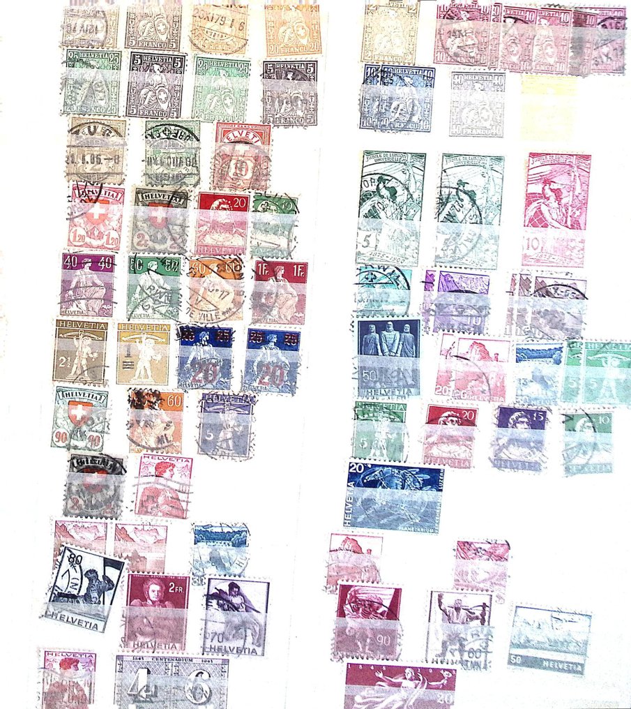 Europe  - Huge collection of European stamps in 6 books, including many from Germany, Switzerland, the #3.2