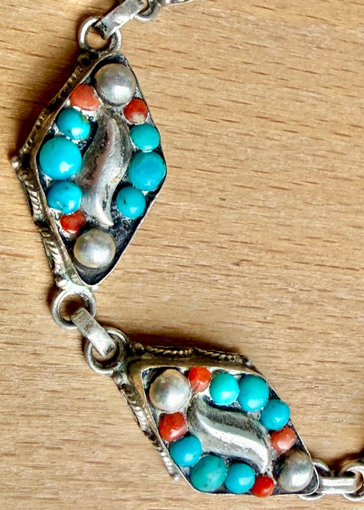 Pulseira - Estados Unidos Pulseira vintage Navajo  (Sem preço de reserva) #2.1