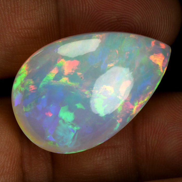 没有保留价 - 1 pcs  橙色 蛋白石  - 27.91 ct - 国际宝石研究院（IGI） - NATURAL OPAL #4.3