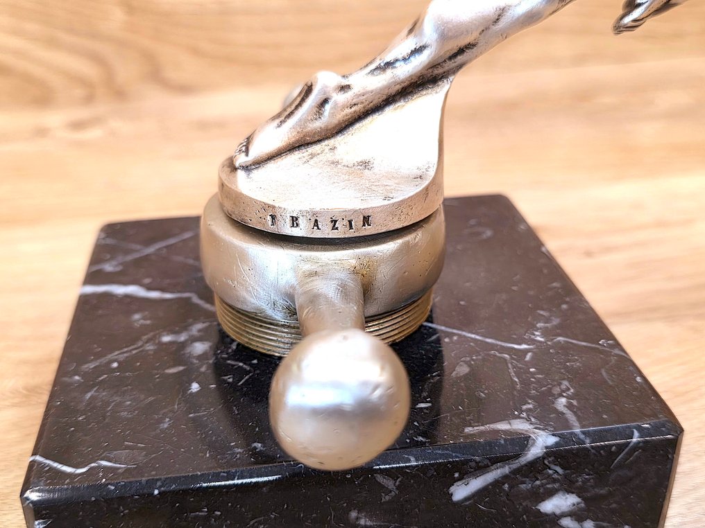 Kühlerfigur (1) - François-Victor BAZIN - Indian Mohican - 1920-1930 #3.2