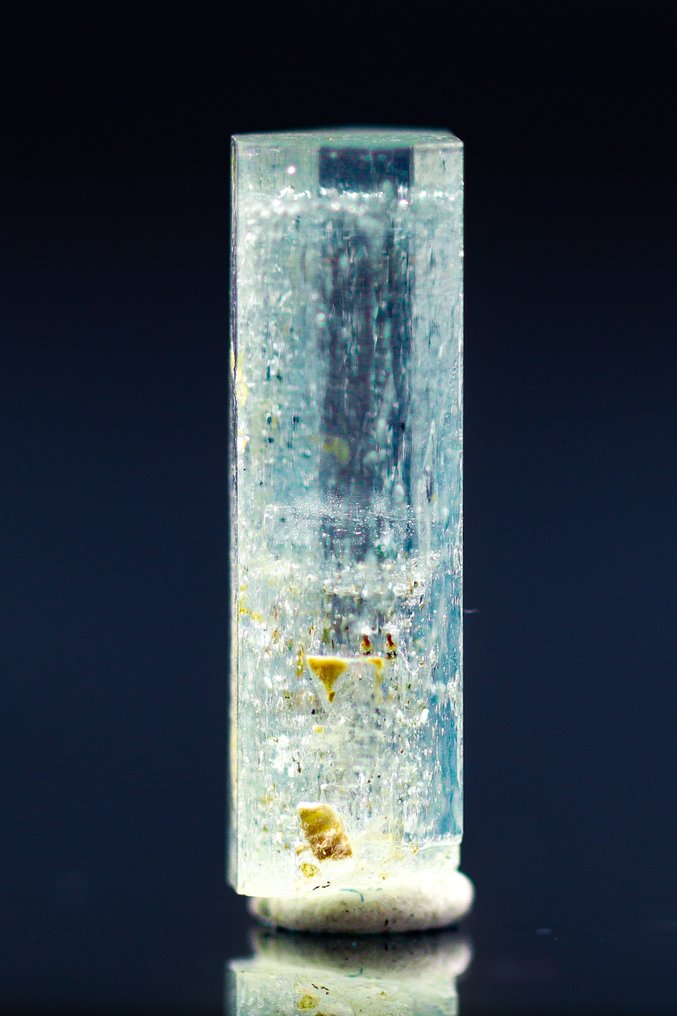 Shigar Valley Πάγος μπλε Ακουαμαρίνα • 3,75 καρατίων • Χωρίς ελάχιστη τιμή - Ύψος: 16 mm - Πλάτος: 5 mm- 0.75 g - (1) #1.0