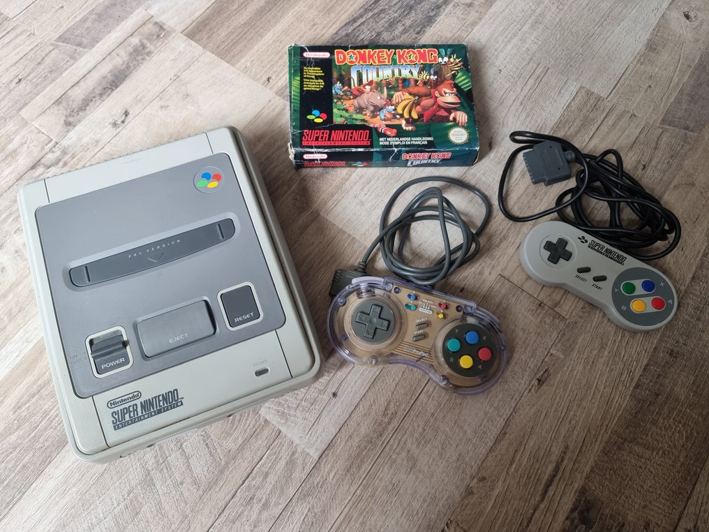Nintendo - Snes - Super Nintendo Entertainment System met Donkey Kong Country - 视频游戏机+游戏 - 无原装盒 #1.0