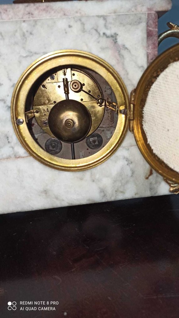 Console clock - Marble - 1850-1900 #4.3