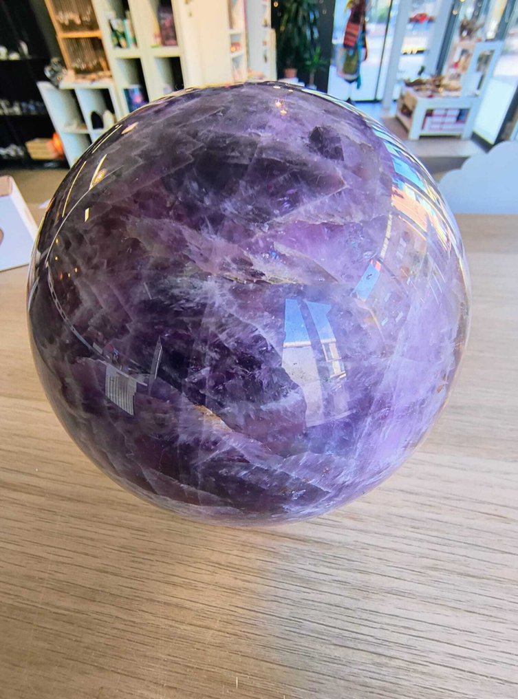 Ametista Sfera - Altezza: 110 mm - Larghezza: 110 mm- 2161 g - (1) #2.1