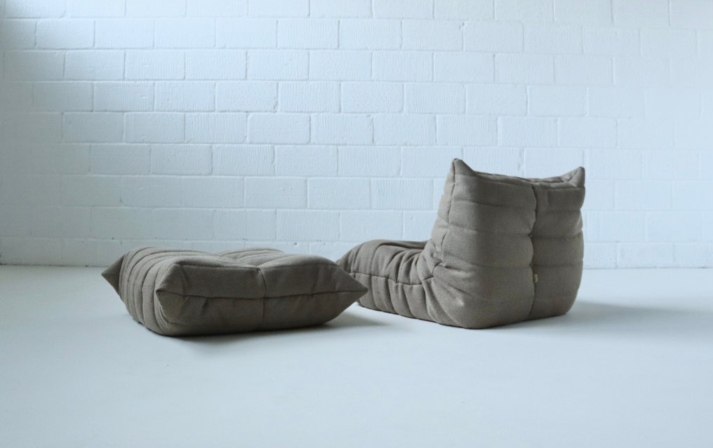 Ligne Roset - Michel Ducaroy - Πολυθρόνα - Togo - Textile, Αφρός - Τόγκο ένα-θέσιο + στρώμα #2.1