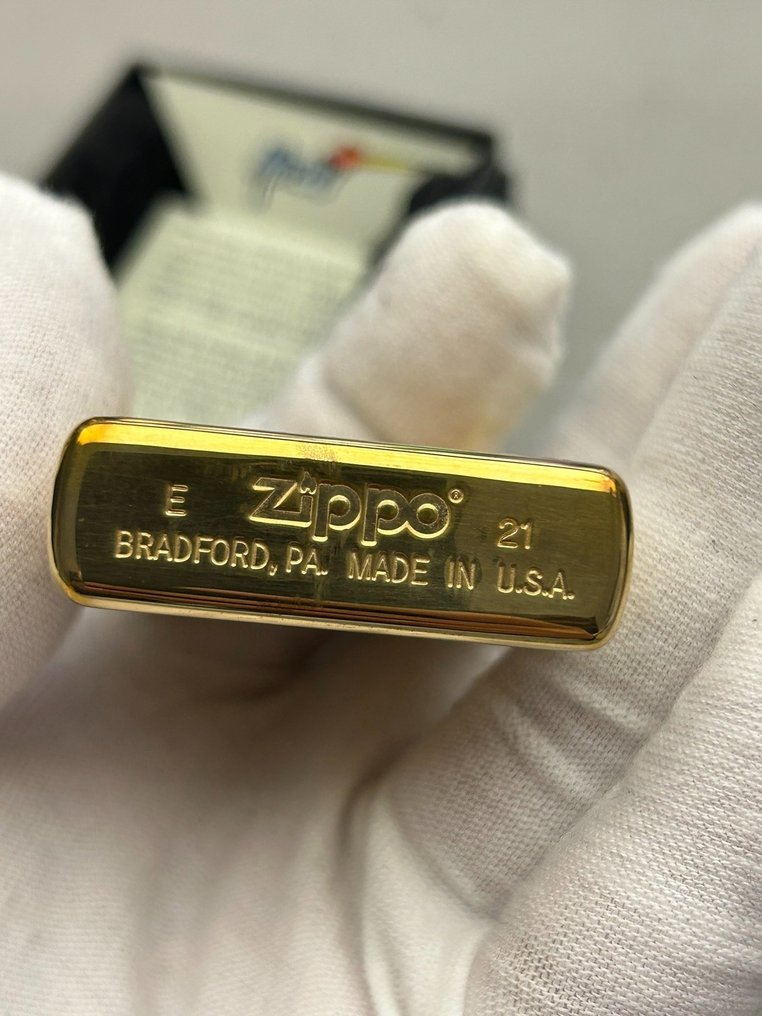 Zippo - Utan reservationspris - Tändare - Guldpläterad #3.2