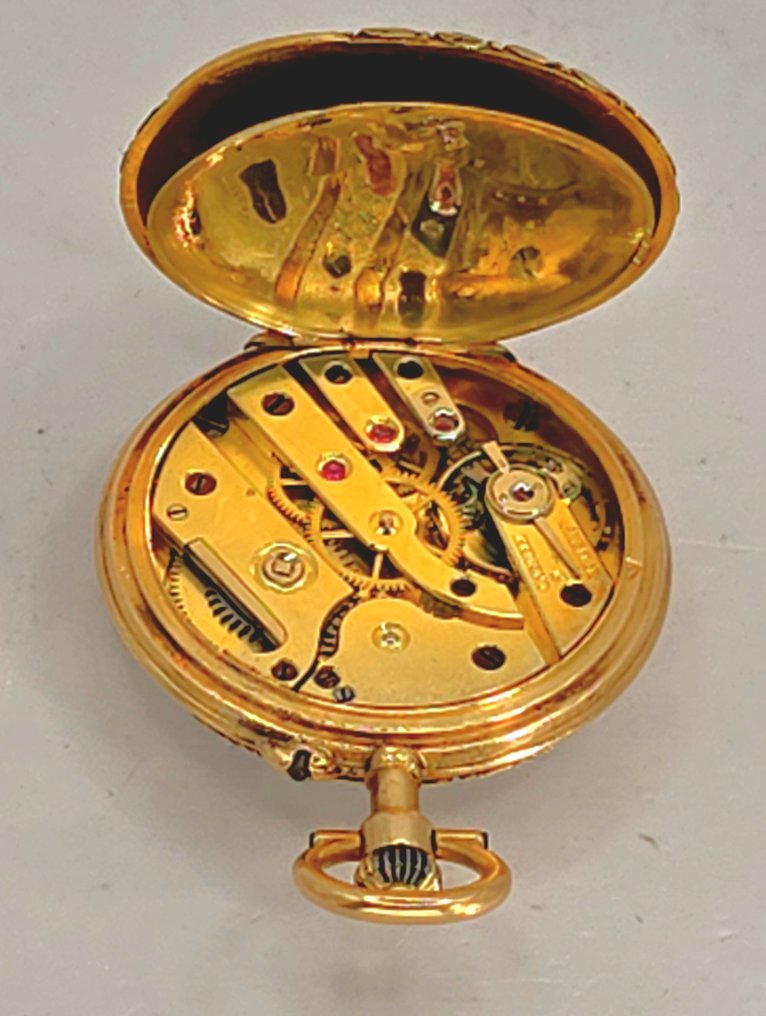 Breguet - Damen Lepine Schmuck Taschenuhr - 18K Gold - Uhr Nr. 2319 - Schweiz um 1890 - 1850-1900 #4.3