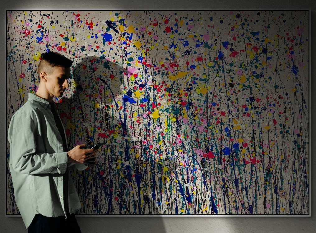 Arvydas Gaiciunas (Retne) - Ua N-55 – Abstract Expressionist Landscape (XXL) #1.0