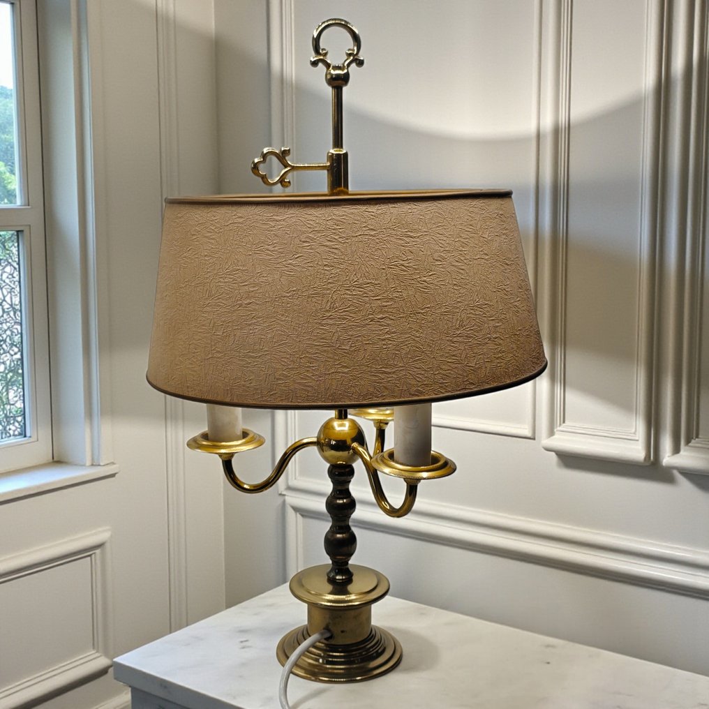 Elegant French Bouillotte Design - Lamp - Brass #1.0