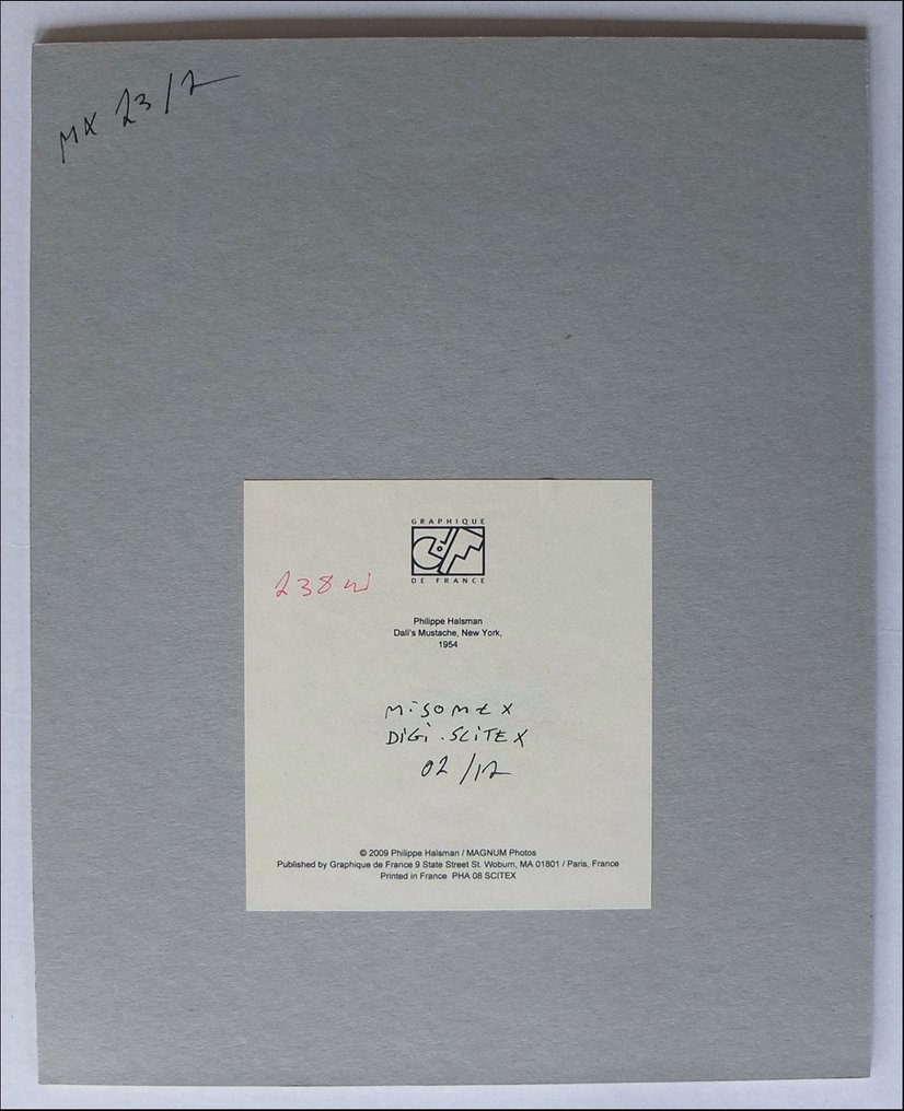 Philippe Halsman - Dalí’s Mustache, New York, 1954 #1.0