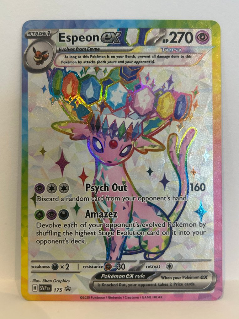 Pokémon - 2 Card - Umbreon, Espeon Karta promocyjna - Scarlet & Violet - Prismatic Evolutions #1.0
