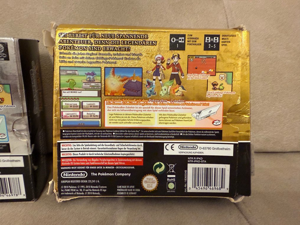 Nintendo - DS - Pokémon Silberne Edition SoulSilver / Pokémon Goldene Edition HeartGold - Video game - In original box #4.3