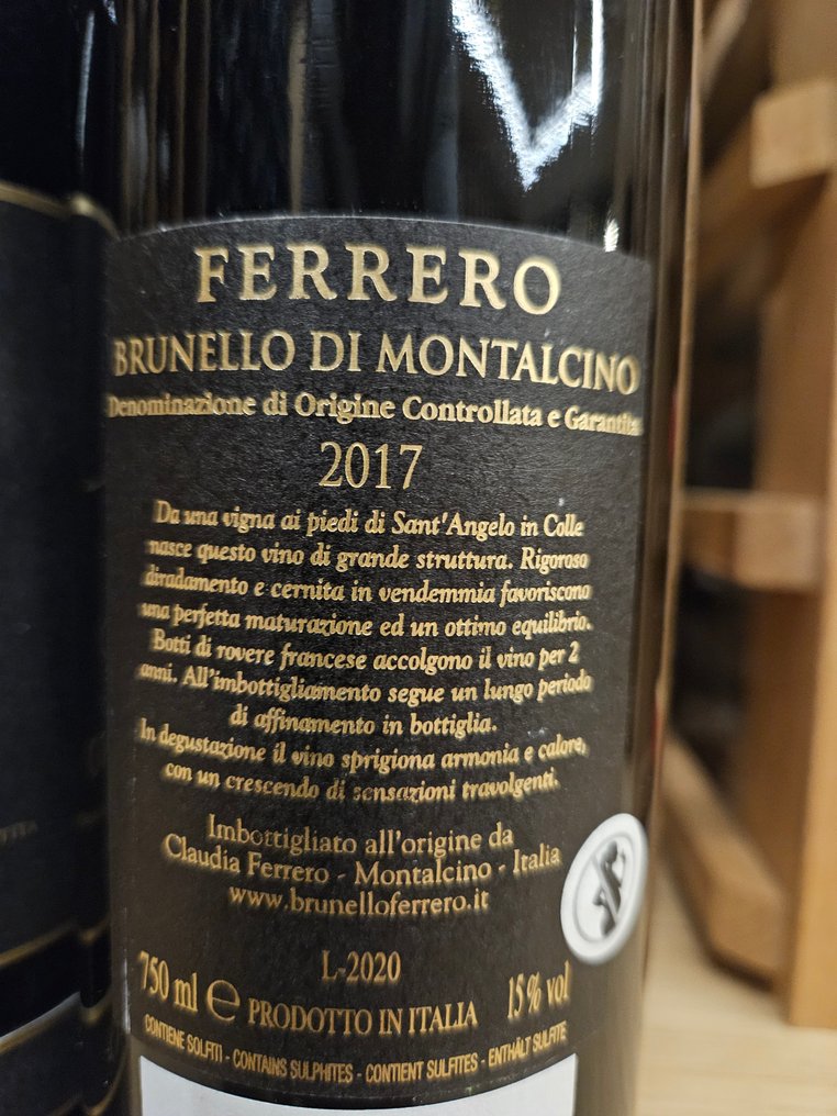 2017 Ferrero - 蒙達奇諾·布魯奈羅 DOCG - 4 瓶 (0.75L) #3.2