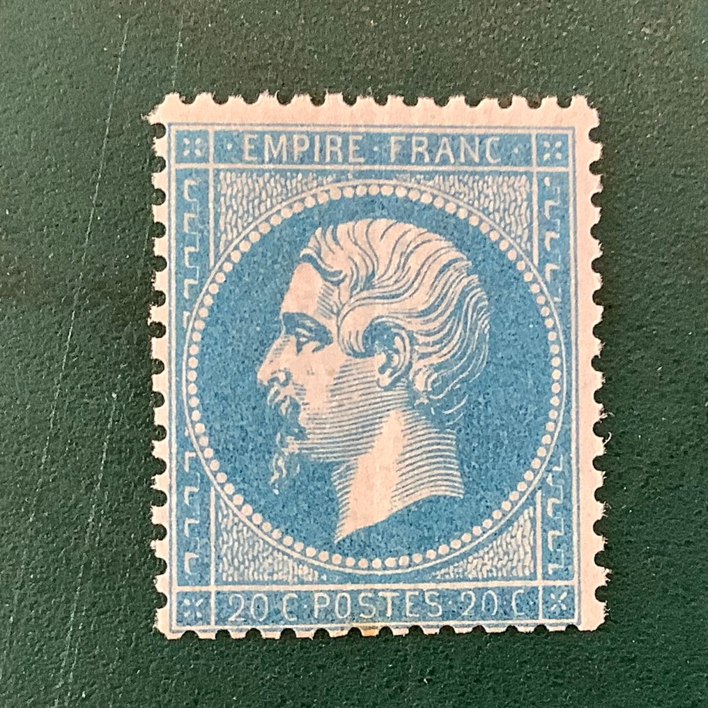 Frankrijk 1862 - 20 cent Napoleon Empire getand - MNH - Yvert 22 #1.0