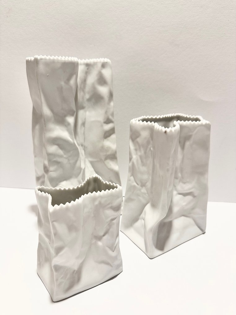 Rosenthal - Tapio Wirkkala - Vase (3) -  Do not litter - Biscuit porcelain #3.2