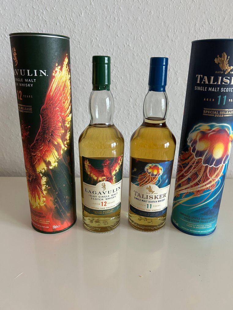 Lagavulin 12yo + Talisker 11yo Special Release 2022  - 2 flasker #1.0