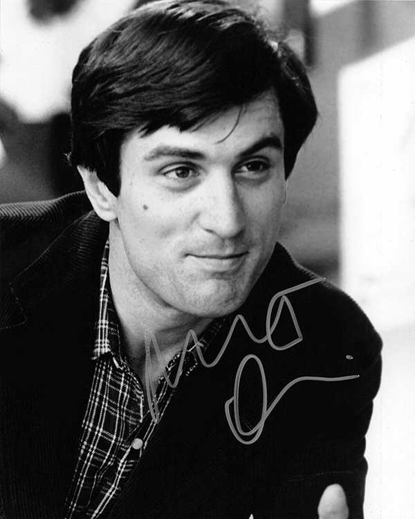 ROBERT DE NIRO Hand Signed 8x10 photo PROOF Handtekening TAXI DRIVER #1.0