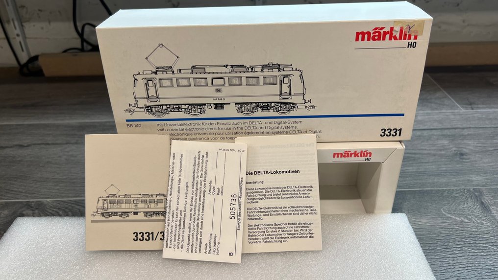 Märklin H0 - 3331 - Electric locomotive (1) - BR140 - DB #1.0