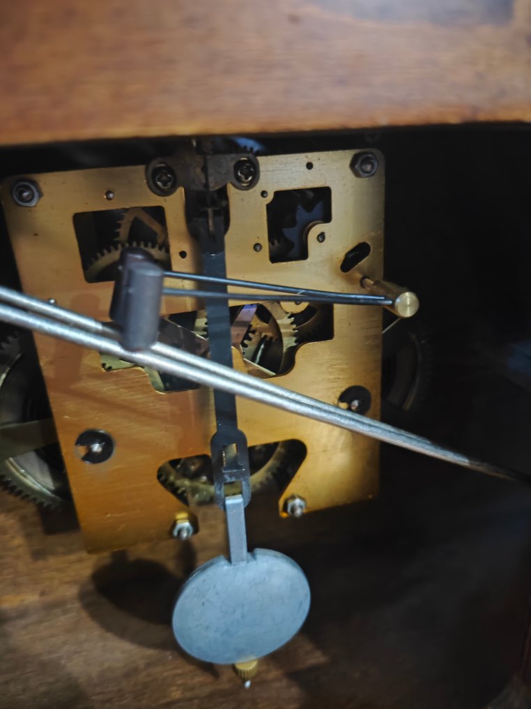 Pendulum clock - Lowell -  Vintage - Gilt brass - 2000-2010 - table clock #1.0