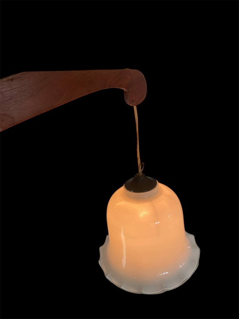 Φωτιστικό τοίχου - Ξύλο, Γυαλί #3.2